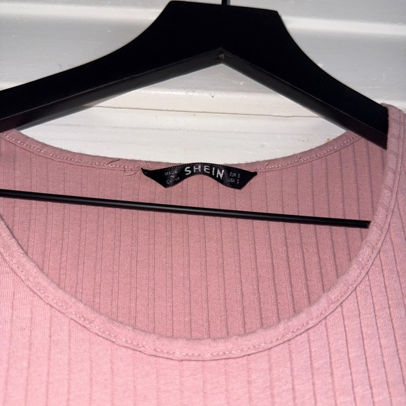 2/$15 SHEIN Ribbed Casual Pink Dress - Picture 2 of 4